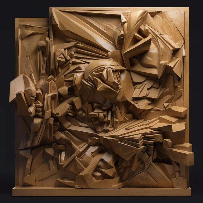 نموذج ثلاثي الأبعاد لآلة CNC 3D Art 